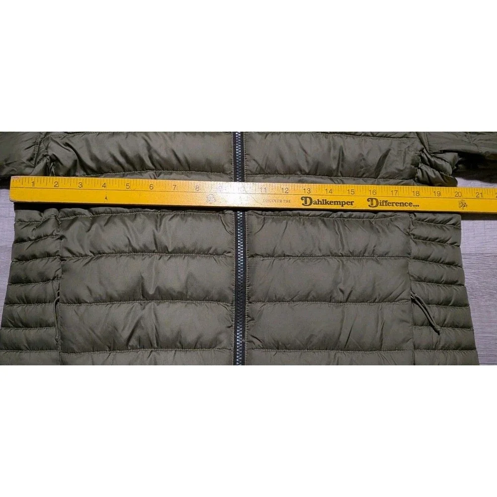 The North Face Flare 550 Down Puffer Lightweight Jacket Men's Size S Olive